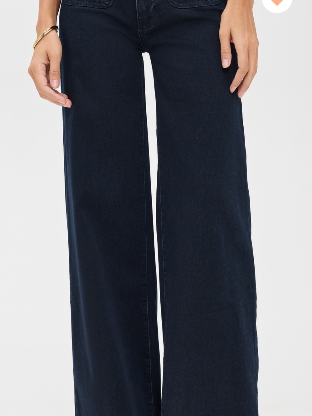 DL1961 Indigo Wide-Leg Jeans